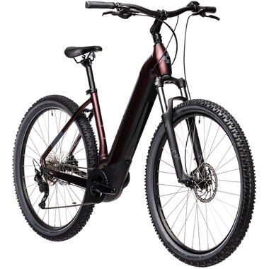 Bicicletta Ibrida Elettrica CUBE NURIDE HYBRID PRO 500 WAVE Bordeaux 2021 0
